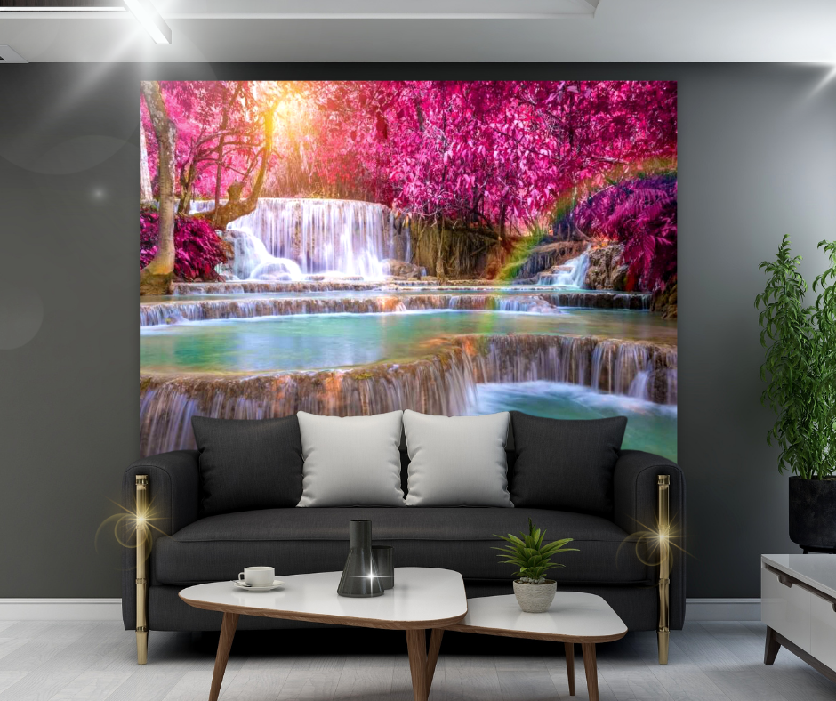 KaiSha Tapestry Wall Hanging; Japanese Pink Cherry Blossom Art Home Décor; Large Modern Backdrop Artwork (79"x59")