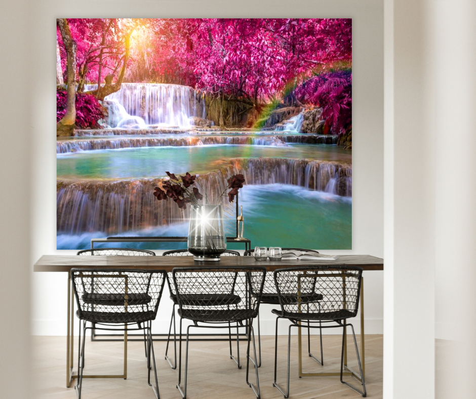 KaiSha Tapestry Wall Hanging; Japanese Pink Cherry Blossom Art Home Décor; Large Modern Backdrop Artwork (79"x59")